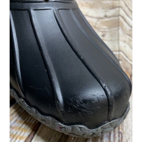 Weatherproof Vintage Men\'s Adam2 Leather And Man Made Duck Boots. Black Size 12M main image 9
